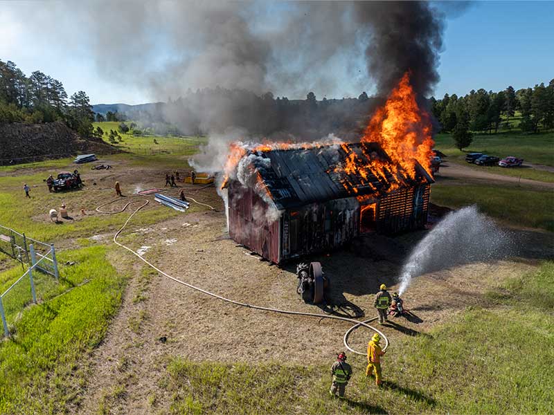 Lead Volunteer Fire Department History